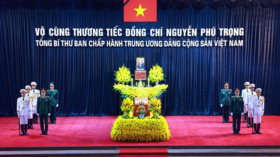 Cử hành trọng thể Lễ viếng đồng chí Nguyễn Phú Trọng, Tổng Bí thư Ban Chấp hành Trung ương Đảng Cộng sản Việt Nam