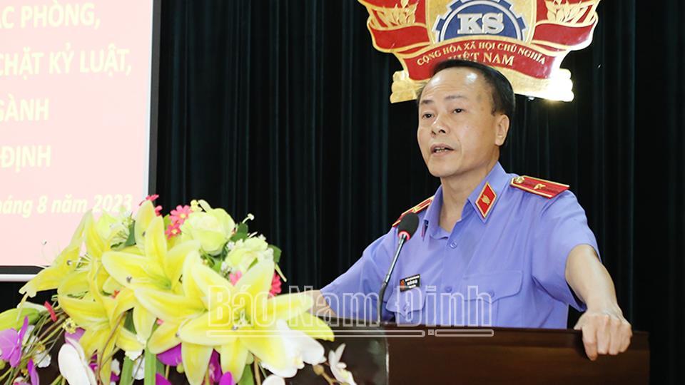 Siết chặt kỷ luật, kỷ cương công vụ trong ngành Kiểm sát nhân dân tỉnh