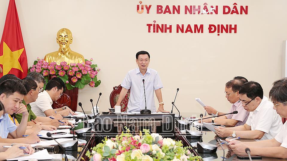 Triển khai kế hoạch thực hiện Nghị quyết về sắp xếp đơn vị hành chính cấp huyện, cấp xã giai đoạn 2023-2025 của tỉnh Nam Định