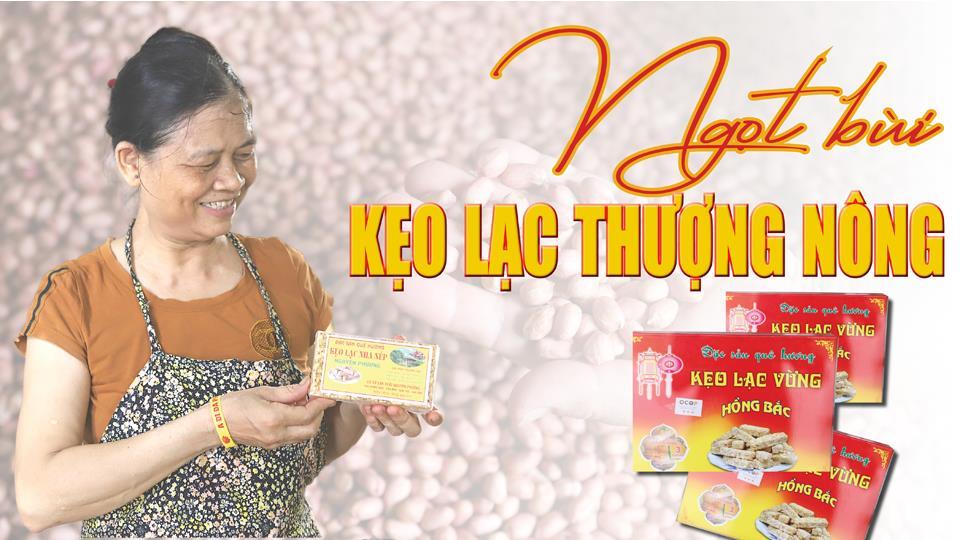 Ngọt bùi kẹo lạc Thượng Nông