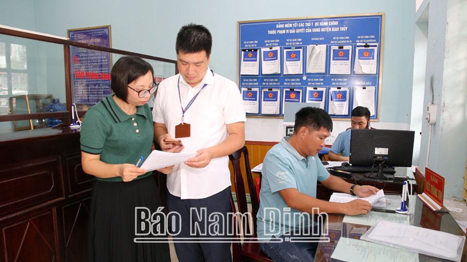 Giao Thủy đổi mới công tác dân vận