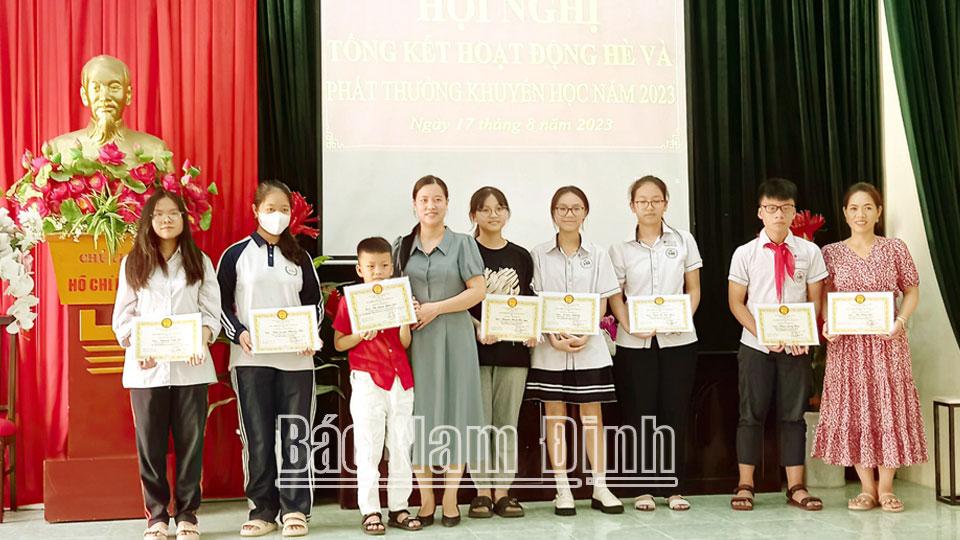 Phường Năng Tĩnh quan tâm, chăm lo phong trào khuyến học, khuyến tài