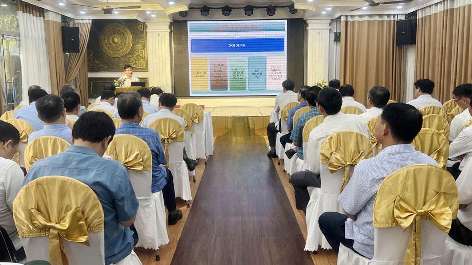 Tập huấn chuyển đổi số xây dựng nông thôn mới thông minh giai đoạn 2021-2025