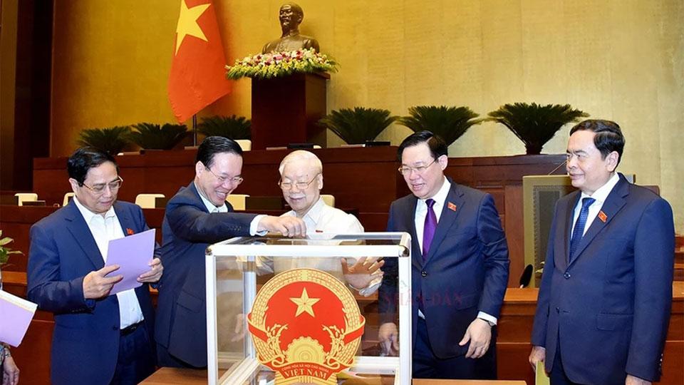 Quốc hội công bố kết quả lấy phiếu tín nhiệm 44 chức danh