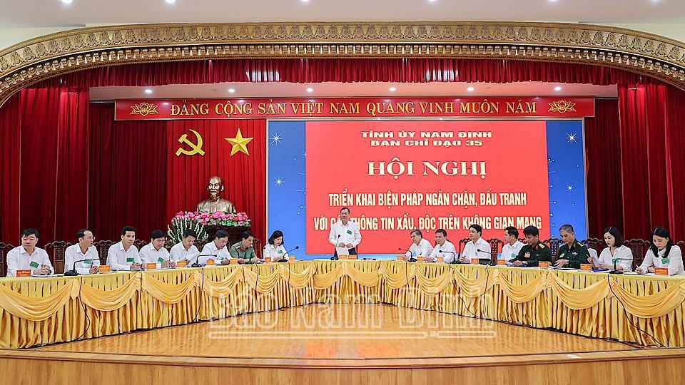 Diễn tập bảo vệ nền tảng tư tưởng của Đảng, đấu tranh phản bác các quan điểm sai trái, thù địch trên không gian mạng năm 2024