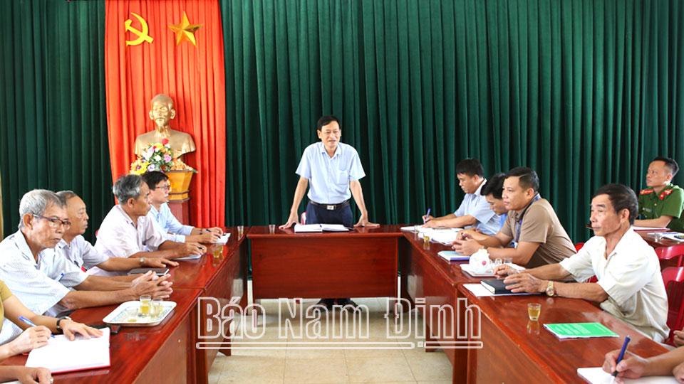 Huyện ủy Giao Thủynâng cao chất lượng kiểm tra, giám sát