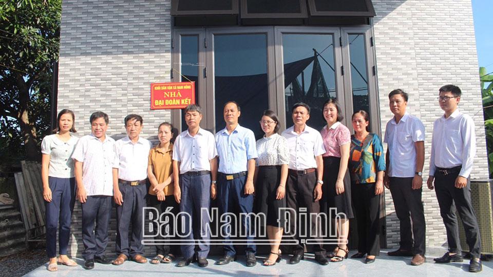 “Dân vận khéo” trong xây dựng nông thôn mới ở Nam Trực