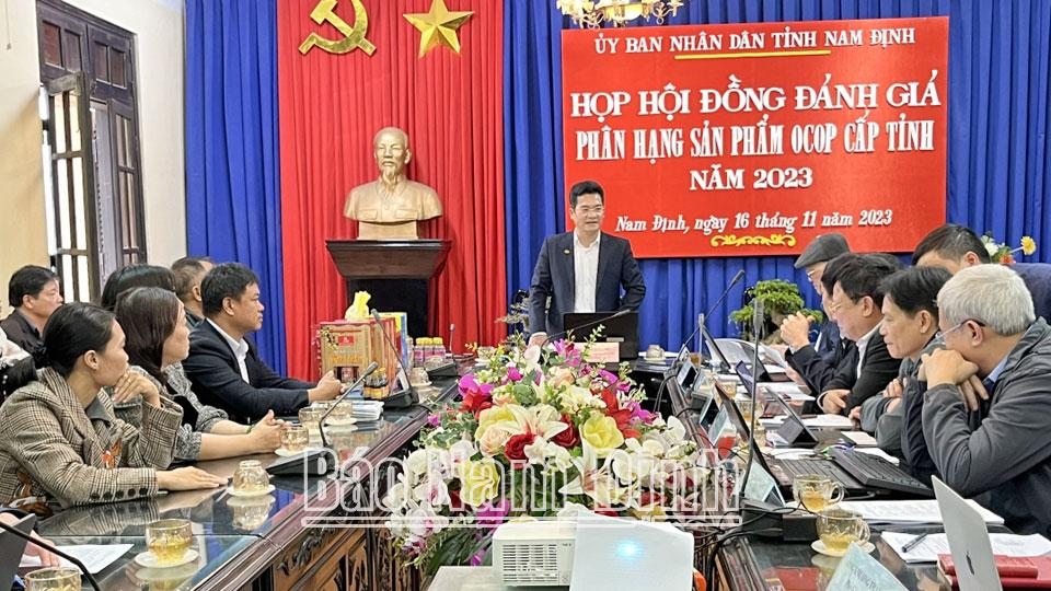 Đánh giá, phân hạng và công nhận lại 11 sản phẩm OCOP cấp tỉnh năm 2023
