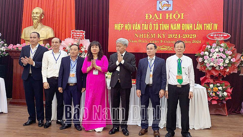 Hiệp hội Vận tải ô tô tỉnh Nam Định tổ chức đại hội lần thứ 4, nhiệm kỳ 2024-2029