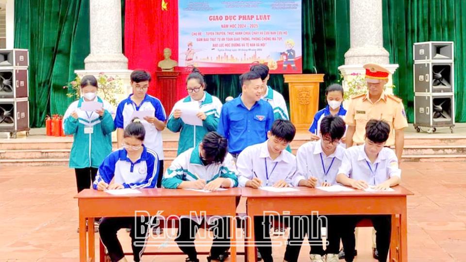 Đẩy mạnh tuyên truyền pháp luật,phòng chống tội phạm trong đoàn viên, thanh niên