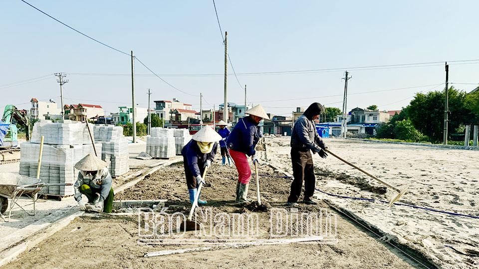 Nam Trực tăng tốc xây dựng các khu đô thị văn minh, hiện đại