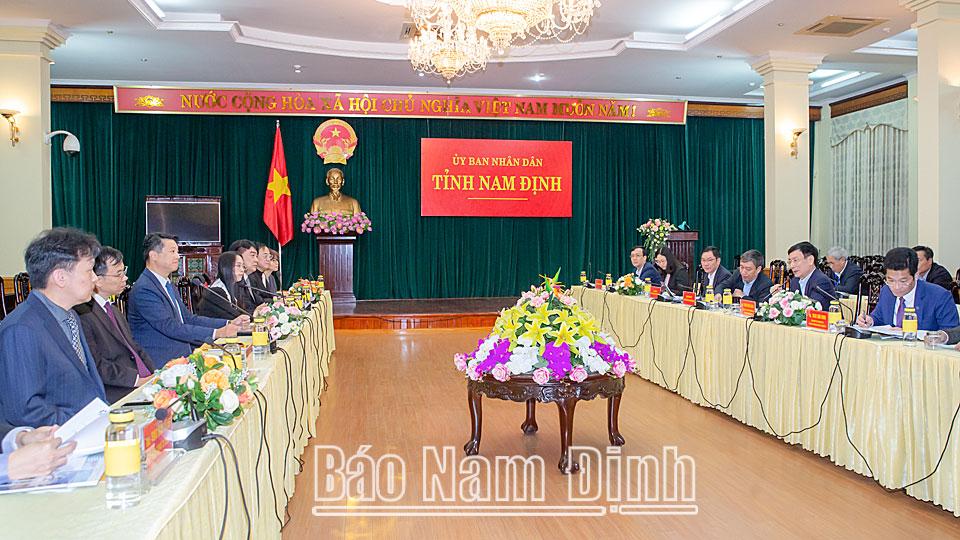 Đoàn doanh nghiệp công nghệ điện tử Đài Loan tìm hiểu cơ hội đầu tư tại tỉnh ta