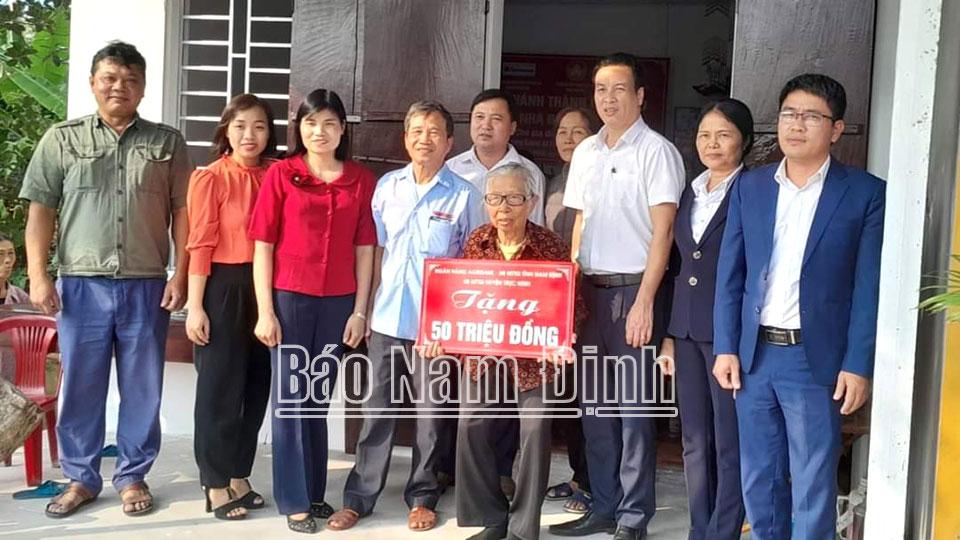 Hội Nông dân Trực Ninhquan tâm thực hiện chính sách an sinh xã hội