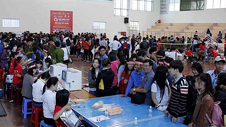 Sôi động ngày hội hiến máu Chủ nhật Đỏ lần thứ 7