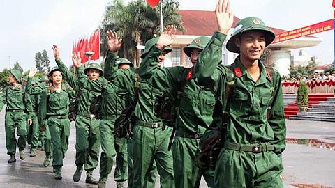 Tưng bừng ngày hội giao quân