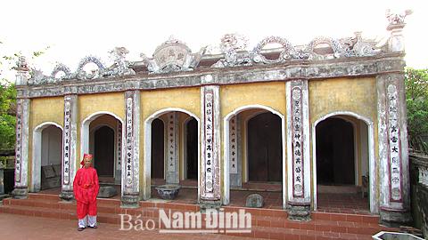 Các di tích thờ danh nhân văn hoá của quê hương