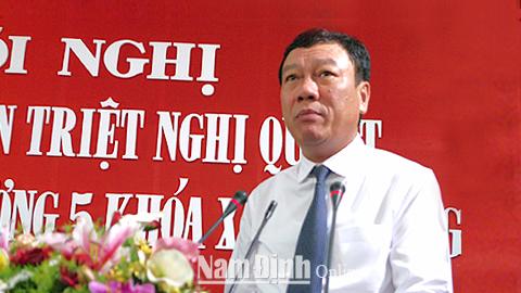 Hội nghị học tập, quán triệt Nghị quyết Trung ương 5 (khóa XII)