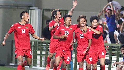Đội tuyển U22 Mi-an-ma và U22 Ma-lai-xi-a giành chiến thắng