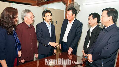 Phó Thủ tướng Vũ Đức Đam làm việc về công tác quản lý và tổ chức lễ hội năm 2018 tại tỉnh ta