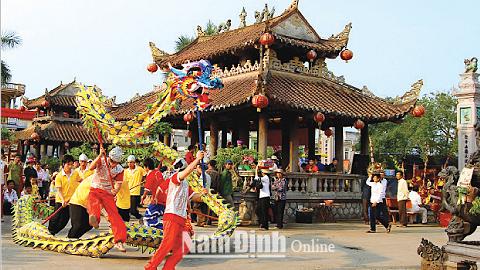 Không gian văn hoá truyền thống trong các lễ hội ở Vụ Bản