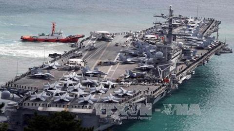 Mỹ đưa tàu sân bay USS Ronald Reagan tới Biển Đông tuần tra