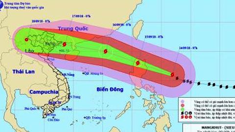 TIN SIÊU BÃO GẦN BIỂN ĐÔNG