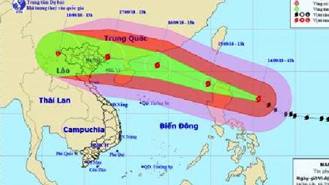 TIN SIÊU BÃO GẦN BIỂN ĐÔNG (MANGKHUT)