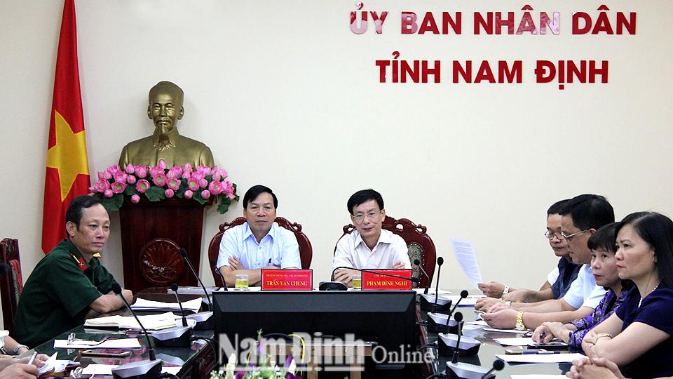 Hội nghị trực tuyến ứng phó với siêu bão Mangkhut