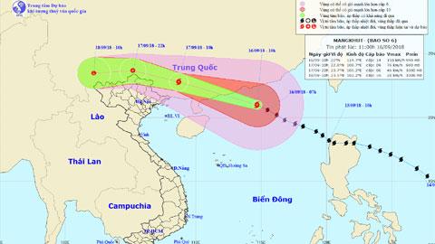 TIN CƠN BÃO SỐ 6 (MANGKHUT)