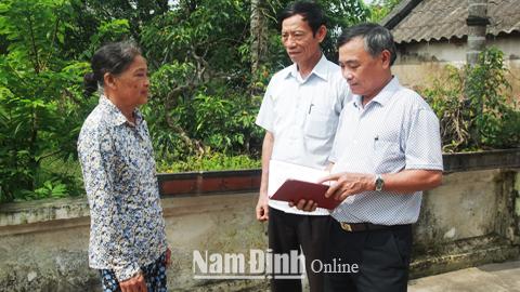 Hải Hậu quan tâm chăm sóc nạn nhân da cam