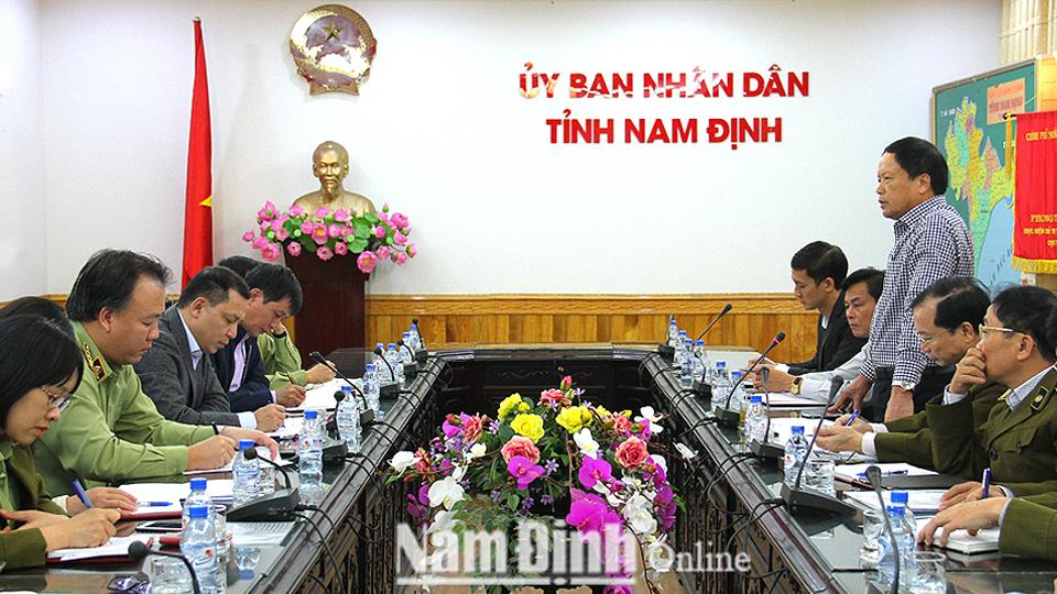 Đoàn công tác của Bộ Công thương làm việc với UBND tỉnh