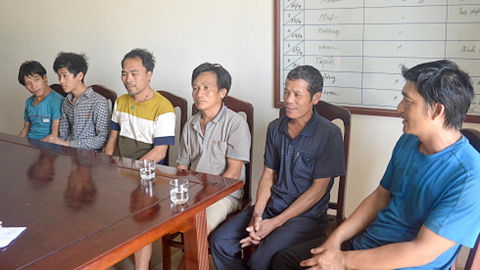 Cứu kịp thời 6 ngư dân gặp nạn trên biển