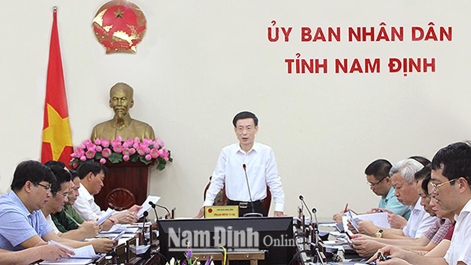 Ủy ban nhân dân tỉnh triển khai nhiệm vụ kinh tế - xã hội trọng tâm tháng 5