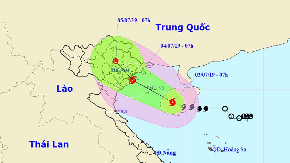 TIN BÃO KHẨN CẤP (Cơn bão số 2)