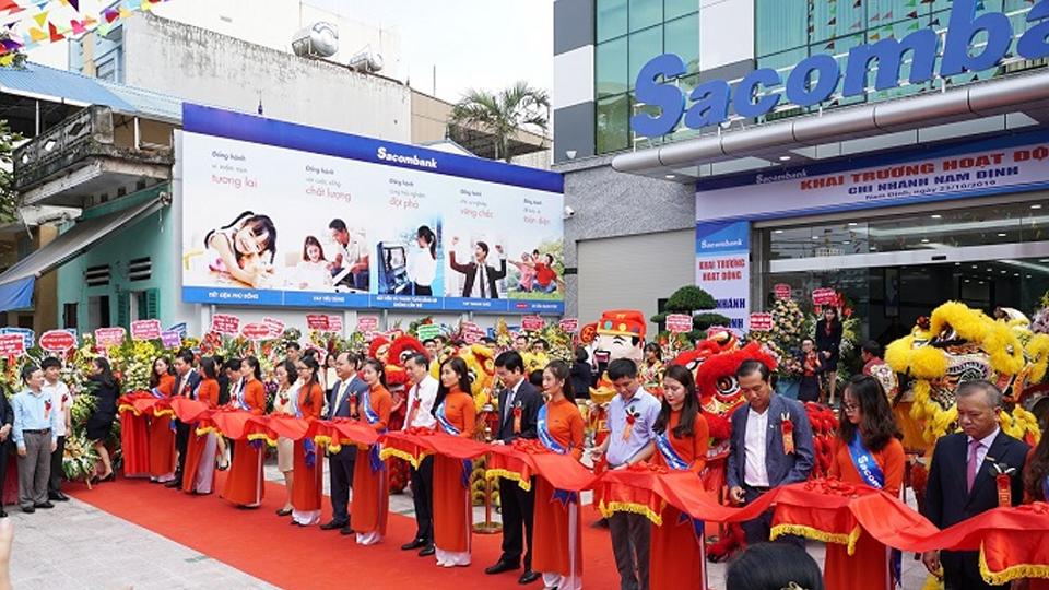 Khai trương Chi nhánh Sacombank Nam Định