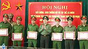 Công an tỉnh biểu dương, khen thưởng các tập thể, cá nhân lập thành tích xuất sắc trong đấu tranh phòng chống tội phạm