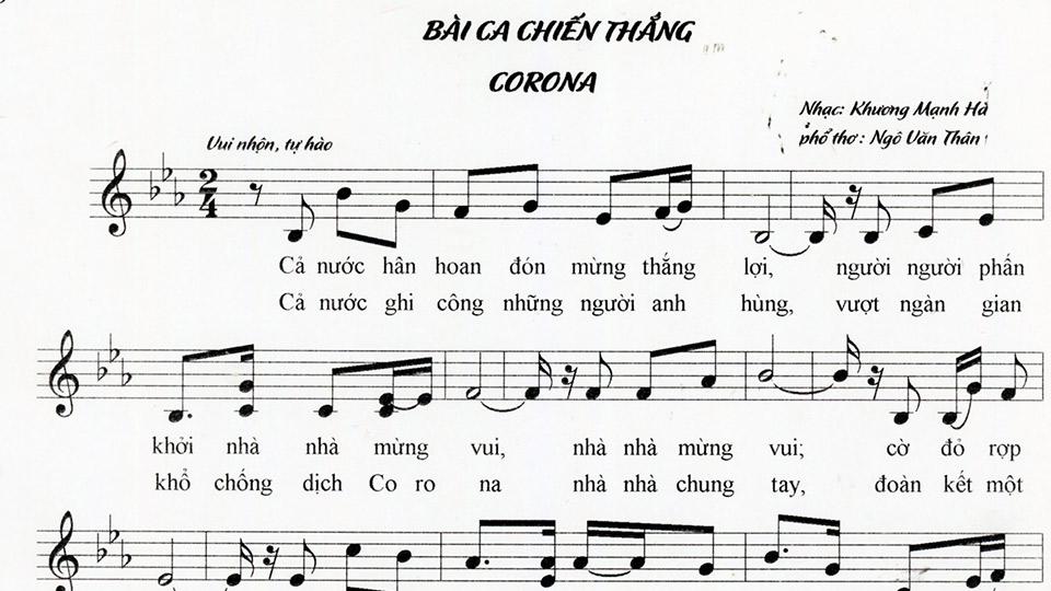 Âm vang bài ca "Chống dịch"