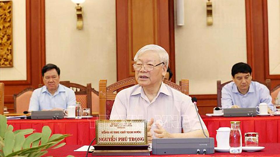 Bộ Chính trị hoàn thành chương trình làm việc với 67 Đảng bộ trực thuộc Trung ương