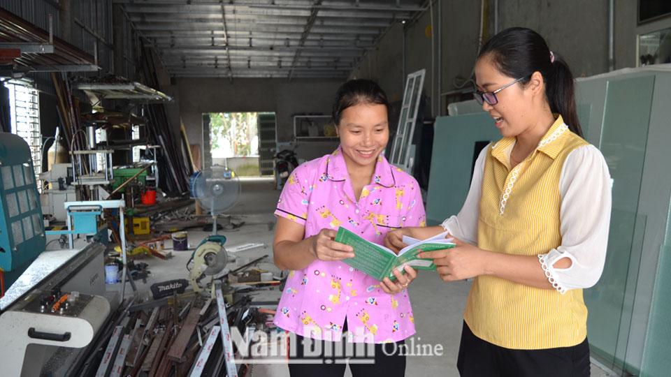 Ngân hàng CSXH huyện Nghĩa Hưng triển khai hiệu quả các chương trình cho vay hộ nghèo