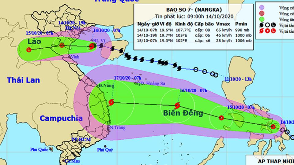 Công điện khẩn số 11 về việc triển khai các biện pháp ứng phó bão số 7 năm 2020