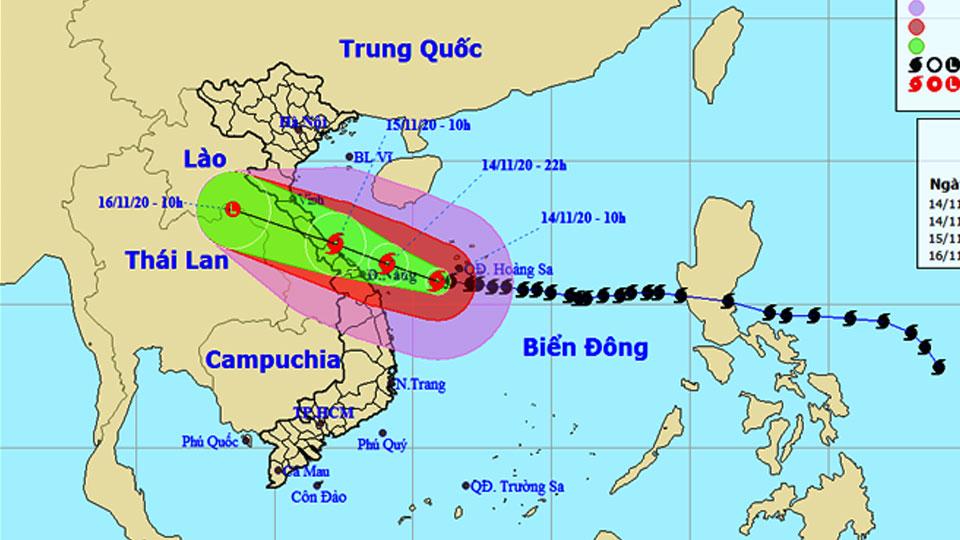 TIN BÃO KHẨN CẤP (Cơn bão số 13)