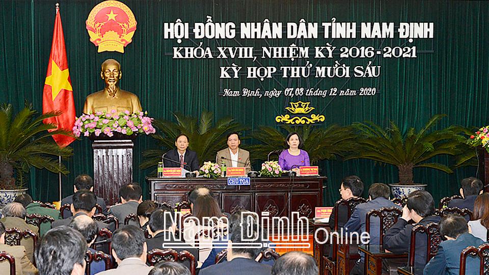 Ngày làm việc thứ hai kỳ họp thứ mười sáu, HĐND tỉnh khóa XVIII, nhiệm kỳ 2016-2021