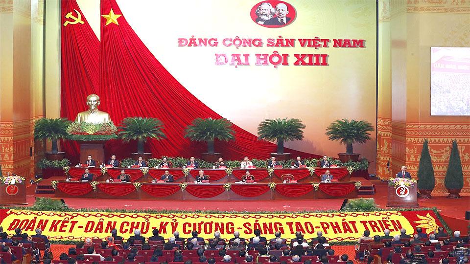 Khai mạc trọng thể Đại hội đại biểu toàn quốc lần thứ XIII của Đảng