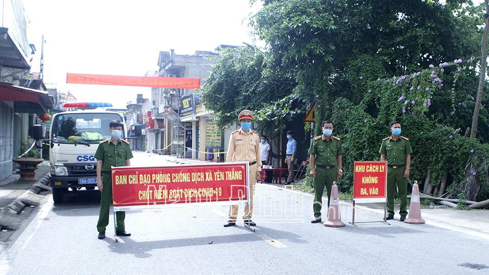 Kiên quyết xử lý các trường hợp vi phạm trong phòng chống dịch COVID-19