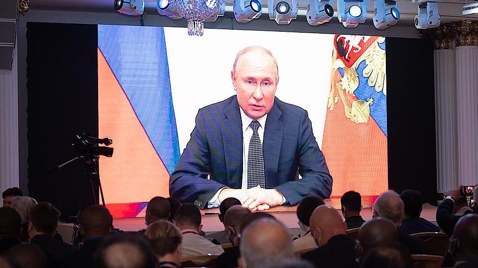 Tổng thống Nga V. Putin kêu gọi thế giới hợp lực vì an ninh toàn cầu