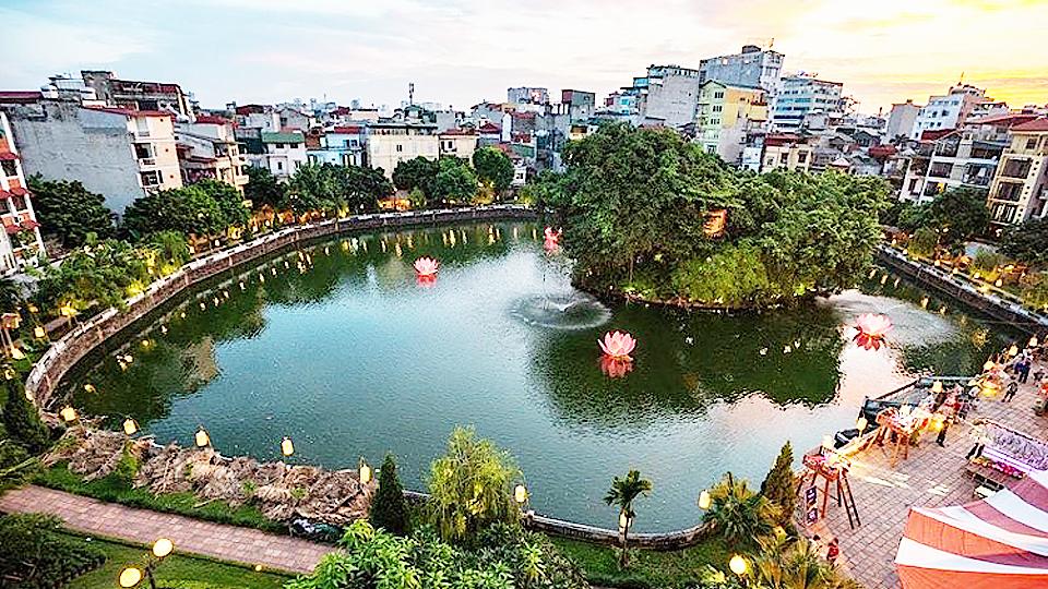 Phục dựng một số công trình tại di tích hồ Văn