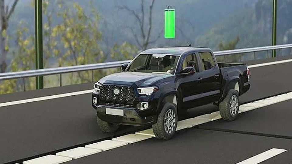 Mỹ thử nghiệm bê tông từ tính để sạc xe điện