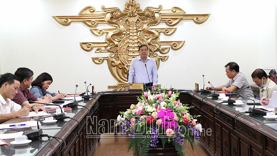 Triển khai Kế hoạch tổ chức các hoạt động kỷ niệm 110 năm Ngày sinh đồng chí Lê Ðức Thọ