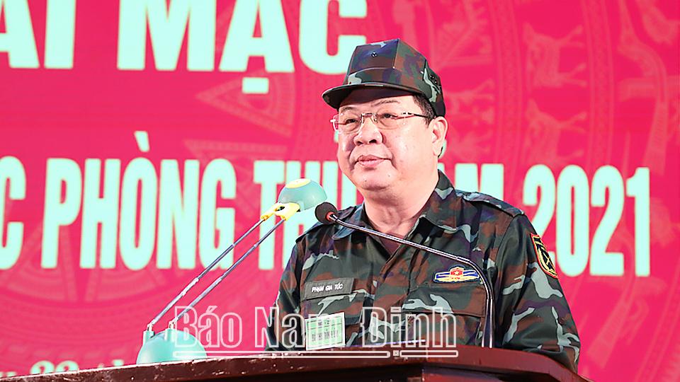 Khai mạc Cuộc diễn tập khu vực phòng thủ tỉnh năm 2021