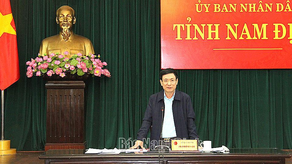 UBND tỉnh triển khai nhiệm vụ trọng tâm 2 tháng đầu năm 2022